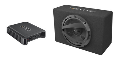 Wzmiacniacz HERTZ HCP2 + HERTZ subwoofer DBX 25.3