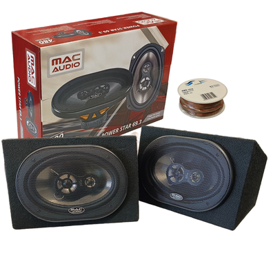 Głośniki MAC AUDIO Power Star 69.3 w obudowie MDF 6x9