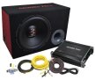 Ground Zero BASS KIT 12.300X-II  - subwoofer 30 cm + wzmacniacz + kable