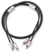 JL AUDIO XE-BLKAIC2-3 - przewód 2x RCA - 2x RCA (0,91m) (2)