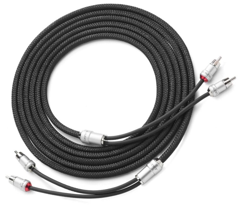 JL AUDIO XE-BLKAIC2-12 - przewód 2x RCA - 2x RCA (3,66m) (2)