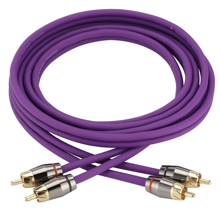 Bassface EVO-2M - przewody RCA, długość 2 m