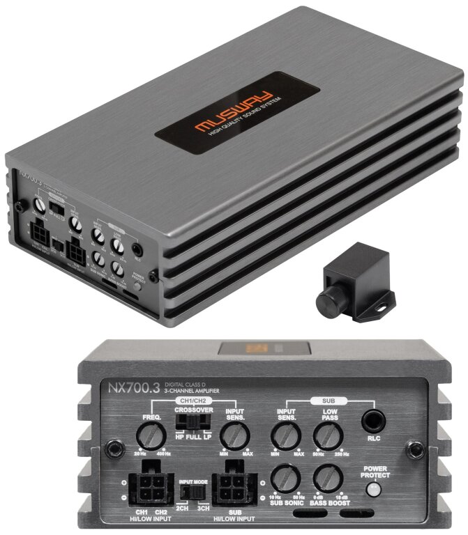 Musway  NX700.3 - wzmacniacz 3-kanałowy Klasy D (Micro) (2)
