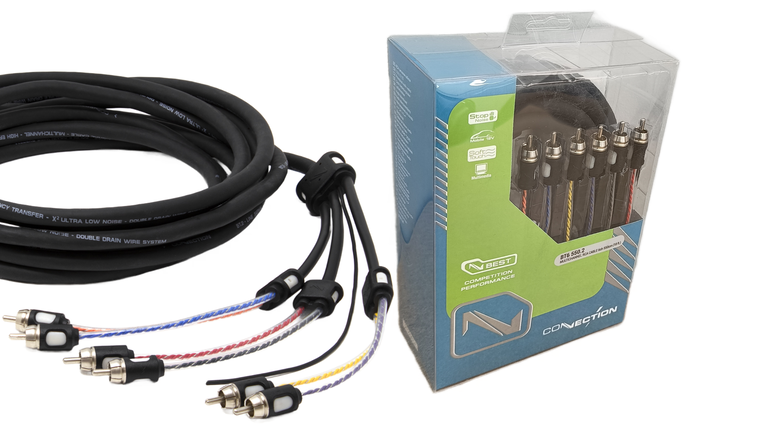 Kabel Sygnałowy RCA 5,5m CONNECTION BT6 550.2 Chinch 6-kanałowy