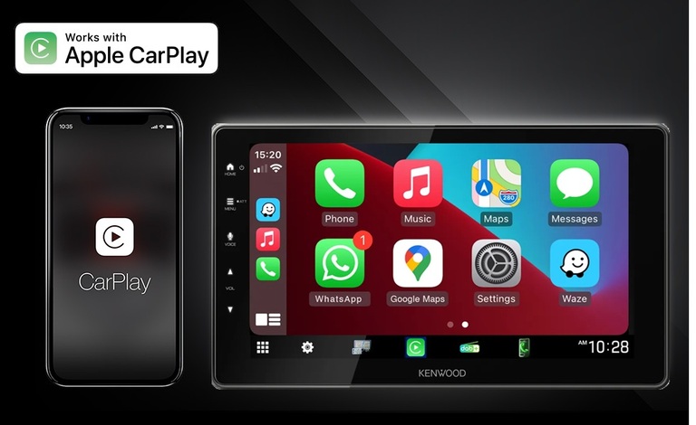 KENWOOD DMX-F920DS - stacja 9-cali 1-Din CarPlay Android Auto (9)