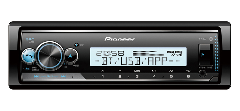Radio samochodowe PIONEER MVH-MS510BT MARINE
