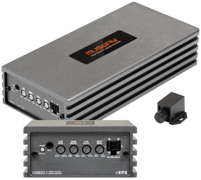 Musway  NX800.1 - wzmacniacz 1-kanałowy Klasy D (Micro) (3)