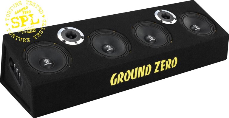 Ground Zero GZCB 16.2XSPL - głośniki samochodowe SPL w obudowie