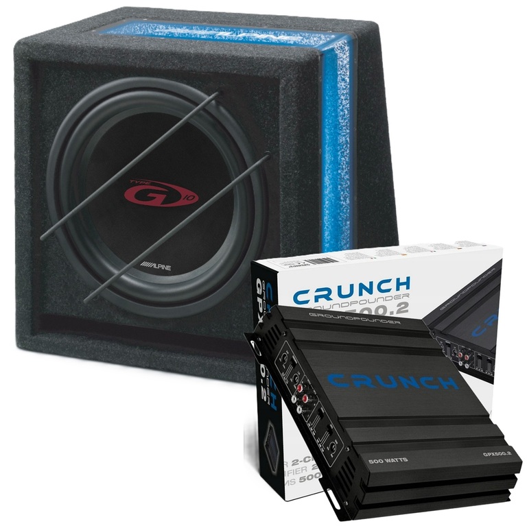 ALPINE SBG-1044BR + wzmacniacz Crunch GPX600.2 (3)