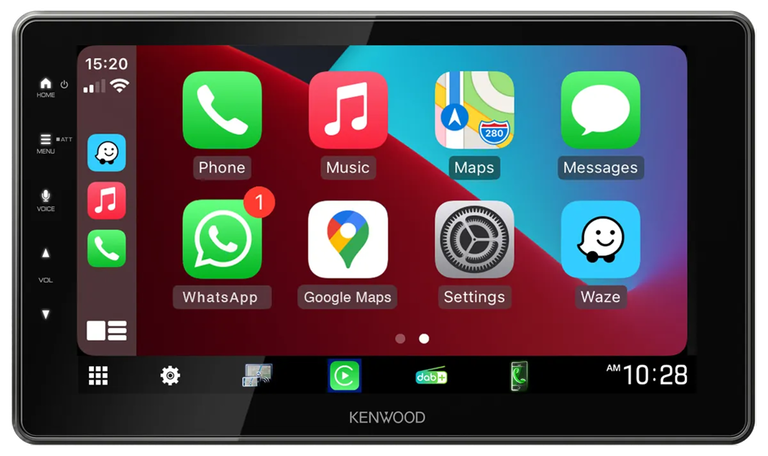 KENWOOD DMX-F920DS - stacja 9-cali 1-Din CarPlay Android Auto (12)