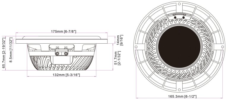 Harman Kardon Flow 601CFS -  głośniki 2-drożne komponentowe 165mm (14)
