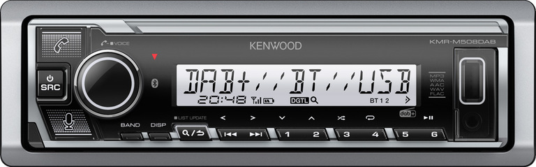 Radio Kenwood KMR-M508DAB marine BT Dab+