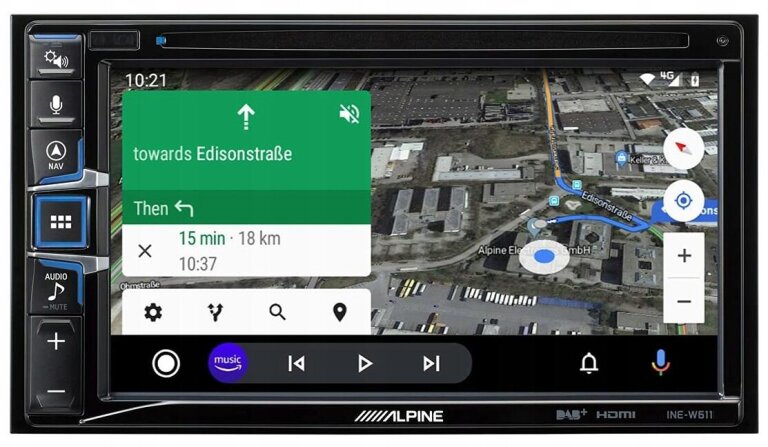 ALPINE INE-W611 - stacja multimedialna 6,5 cali  + Słuchawki Alpine Gratis (3)