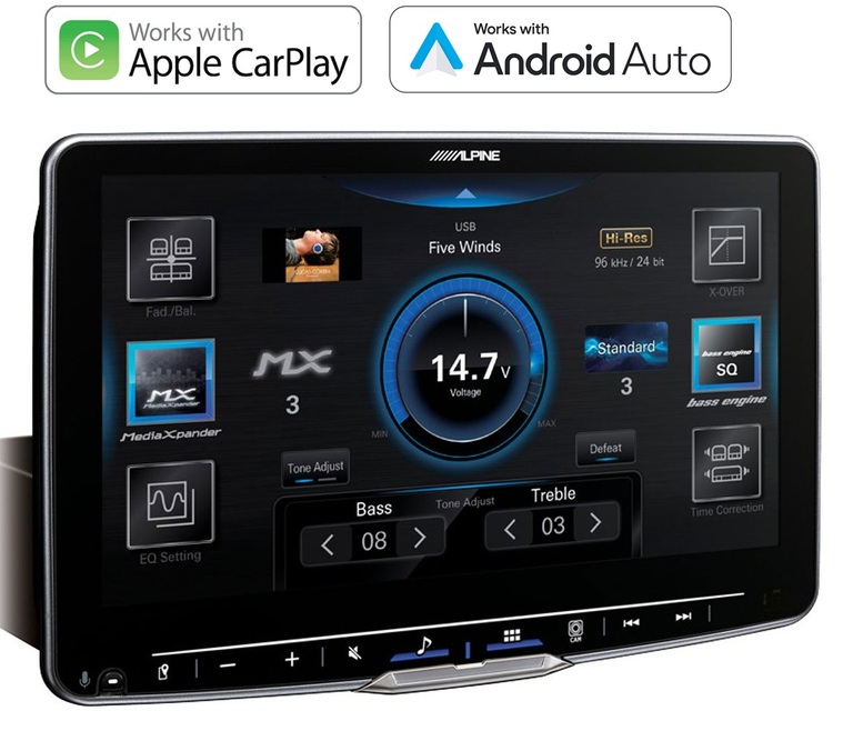 Radio ALPINE ILX-F905D stacja multimedialna 9 cali  (2)
