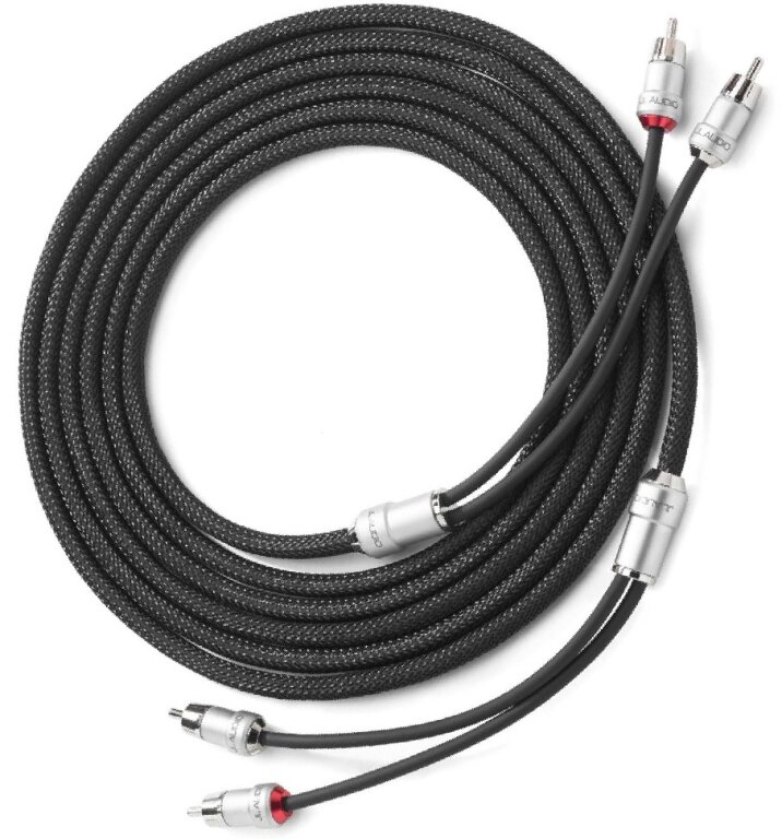 JL AUDIO XE-BLKAIC2-12 - przewód 2x RCA - 2x RCA (3,66m) (3)