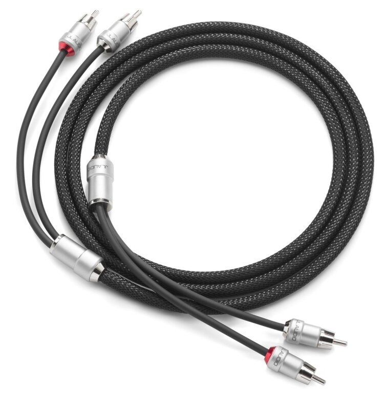 JL AUDIO XE-BLKAIC2-6 - przewód 2x RCA - 2x RCA (1,83m) (1)