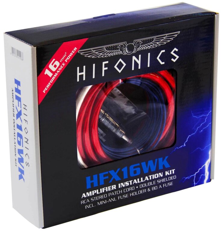 HiFonics HFX16WK - zestaw kabli 16mm2
