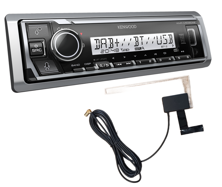Radio Kenwood KMR-M508DAB marine BT Dab+ Gratis Antena DAB