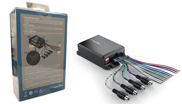 4-kanałowy konwerter High-Low RCA Connection SLI 4.2 