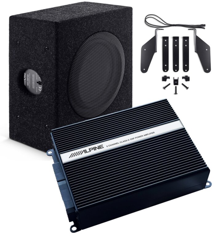 Alpine SPC-W84ACRA2-2 - 6-kanałowy wzmacniacz DSP i subwoofer dla VW Crafter 2 / Grand California i MAN TGE