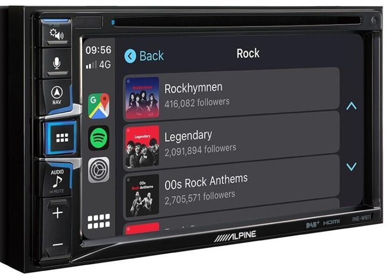 ALPINE INE-W611 - stacja multimedialna 6,5 cali  + Słuchawki Alpine Gratis (8)