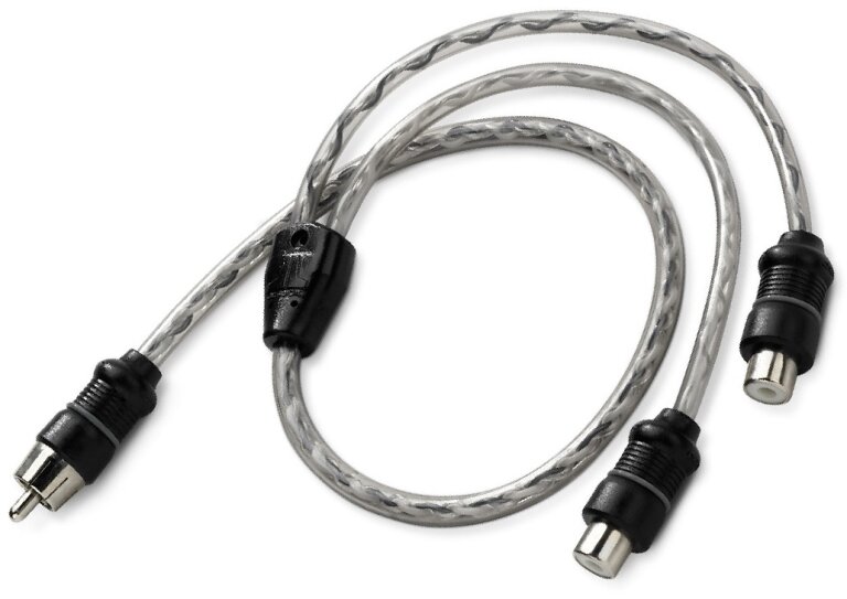 JL Audio XD-CLRAICY1M2F - adapter Y, 1 wtyk męski na 2 wtyki żeńskie RCA (2)