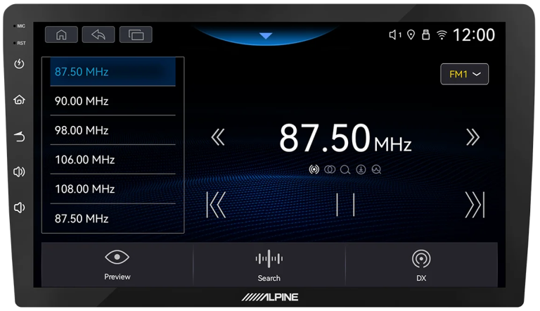 ALPINE INE-AW409S - stacja multimedialna 9 cali (7)