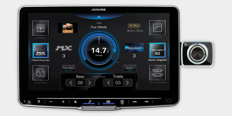 Radio ALPINE ILX-F905D stacja multimedialna 9 cali  (7)