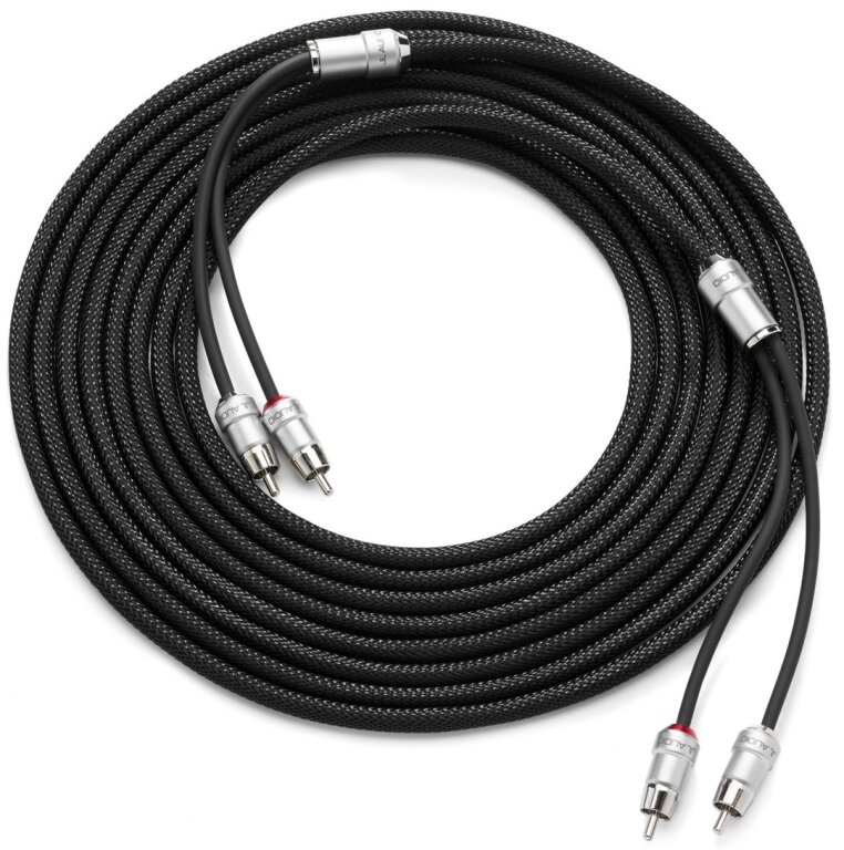 JL AUDIO XE-BLKAIC2-18 - przewód 2x RCA - 2x RCA (5,49m) (1)