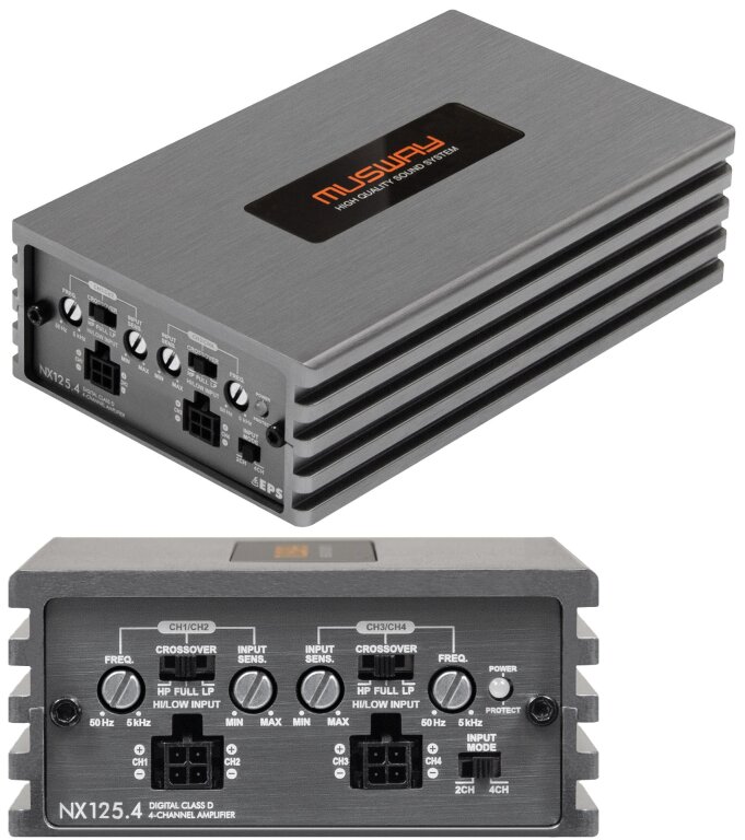 Musway NX125.4 - wzmacniacz 4-kanałowy Micro (3)